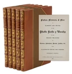 Phallicism Series Hargrave Jennings First Editions 1889-1891 Rosicrucians. Fixed Price $4800.00.