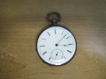 Lecomte Swiss Cylinder Silver Pocket Watch Cylindre Huit Rubis. Fixed Price $129.99.