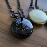 Groomsman Pocket Watch - Personalized Gift For Groomsmen, Engraved Wedding Party. Fixed Price $32.00.