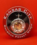Kansas City Railroad Pocket Watch New Collectible Telebrands Seen On Tv. Fixed Price $11.99.