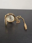Vintage Seiko Pocket Watch With Chain Roman Numeric Dial Men Quartz 41MM. Fixed Price $75.00.