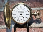 Antique Engineers Special Sidewinder Pocket Watch Swiss 21 Jewels Train Running. Fixed Price $226.85.