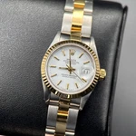 Rolex Lady-datejust 69173 White Stick Dial Two-tone Automatic 26MM Watch. Fixed Price $5499.00.
