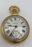 Vintage Westclox Locamotive "the Conductor" Railroad Pocket Watch (read). Fixed Price $22.00.