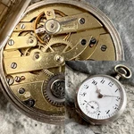 Antique Silver 0.800 Remontoir Cylindre Pocket Watch 10 Jewels. Fixed Price $115.00.