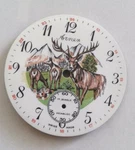 Eaglestar -arnex Enamel Pocket Watch Dial For Ut- 6498 Movement 37.5 Mm. Fixed Price $58.72.