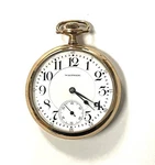 Waltham Mass Grade 645 20067828 Model 1908 16S 21J 5POZ Adj Pocket Watch 1915 Pr. Fixed Price $195.00.