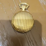 Milan MLNT012 Yellow Gold Quartz Full Hunter Pocket Watch Unisex. Fixed Price $25.00.