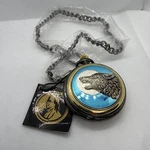 Franklin Mint International Wolf Center Collector Timepiece Pocket Watch New. Fixed Price $36.99.