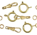 5 Sets Gold Tone Spring & Swivel Clip Clasps. Pocket Watch Chain Repair.. Fixed Price $54.00.