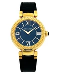 Versace Leda Women's VNC040014 Iprg 4N Case Mop Dial Black Leather Strap Watch. Fixed Price $1074.69.