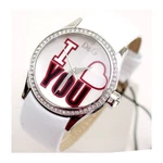 Sale Dolce Gabbana Watch D&g Time Be Mine Rhinestone Leather Strap White New. Fixed Price $415.99.