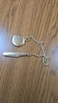 Colibri Swiss Quartz Pocket Watch With Chain And Knife Set. Fixed Price $60.00.