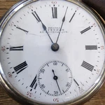 Antique Regina(omega) Pocket Watch 14K Gold Filled Fortune Case Quebec Dial Runs. Fixed Price $329.00.