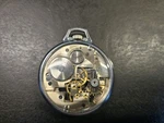 Vintage Girard Perregaux Shell Oil Skeleton Pocket Watch. Fixed Price $225.00.