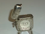 Vintage 925 English Sterling Silver Match Holder Case - Birmingham England. Fixed Price $388.37.