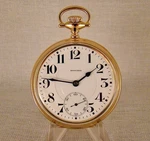 Antique E.howard 21J Series 10 14K Gold Filled Open Face 16S Rr Pocket Watch. Fixed Price $695.00.