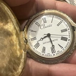 Vintage Classic Manual Wind Hunter Scene Pocket Watch Missing Crown 46MM Rare. Fixed Price $33.90.