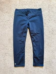 Athleta Medium Tall Navy Blue Running Leggings Style 341479 Zipper Pocket. Fixed Price $15.00.