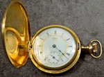 Antique 1897 Elgin Nat'l Watch Co Gf Hunting Case Sidewinder Pocket. Fixed Price $325.00.