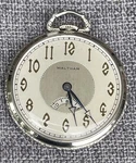 1929 Waltham Pocket Watch 14K Wgf Grade 1235 Model 1924 Col.b 12S 17J Secometer. Fixed Price $458.50.
