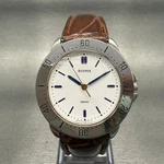 Seiko Avenue Watch Men White Dial Silver Tone Round 5P31-6D40 New Battery. Fixed Price $59.99.