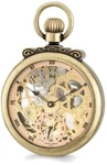 Charles Hubert Antiqued Gold-finish Brass Skeleton Pocket Watch. Fixed Price $375.95.