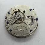 Scarce Hampden 16 Jewel Hunter 18 Size Pocket Watch Movement Runs 562. Fixed Price $45.00.