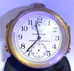 Hamilton Mtd Watch, Gimbal Chronometer U.s. Navy ,11380-1943. Fixed Price $1150.00.