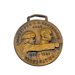 Vintage 1927 Jamestown Ny Centennial Watch Fob Medal Prendergast Bronze. Fixed Price $34.95.