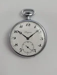 Vintage Longines Pocket Watch Mechanical Manual Open Face 43MM 17.25 Caliber. Fixed Price $325.00.