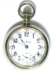 1900 Gothic Illinois Size 18 Of Grade 51 Pocket Watch Silveroid Case Ls. Fixed Price $99.99.