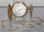 Elgin Gold Filled Hunter Pocket Watch Model 6, Grade 312, 16S, 15J - Running. Fixed Price $349.99.