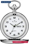 Boshiya Men's Hollow Quartz Pocket Watch Classic Arabic Digital Luminous Dial &. Fixed Price $37.73.