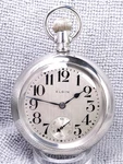 1928 Elgin 18 Size, 15 Ruby Jewels, Rare Dial, Heavy Nickel Case, Just Restored!. Fixed Price $225.00.