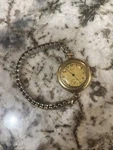 Elgin Vintage Silver Gold Round Pocket Watch Or Wrist. Fixed Price $89.99.