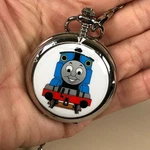 Schylling Thomas & Friends Silver Chain Tone Quartz 47MM Pocket Watch. Fixed Price $19.95.