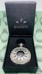 Boshiya Silver Tone/black Dial/roman Numerals Half Hunter Pocket Watch-box New!. Fixed Price $20.00.