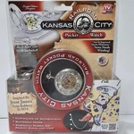 Telebrands Kansas City Railroad Pocket Watch 26" Chain - Seen On Tv. Fixed Price $25.00.