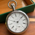 1901 Waltham Vanguard 18S 21 J Railroad Display Back Pocket Watch (first Run). Fixed Price $675.00.