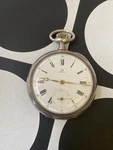 Rare Vintage Omega Pocket Watch 0.9 Silver Grand Prix Paris 1900 - Runs Great. Fixed Price $380.00.