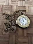 Marcel Pendant Watch Swiss Made W/ Chain Vintage Mechanical Movement Runs Great. Fixed Price $27.96.