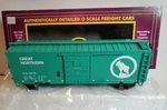 Mth Premier Great Northern 40' Box Car No. 29-90028A Scale Freight Green. Fixed Price $85.00.