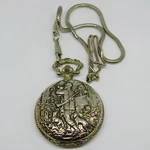 Capezio Silver Tone Quartz Analog Men's Pocket Watch Chain New Battery. Fixed Price $15.57.