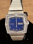Seiko 2206 - 3120 Blue Dial Automatic Japan Made Watch Women. Fixed Price $70.00.