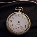 1921 Elgin Grade 291 7J 16S Pocket Watch Not Running Silverode Train Engine Case. Fixed Price $64.95.