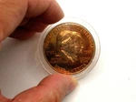 American Founders Mint 1789-1989 George Washington & Georgr Bush Bronze Medal-bo. Fixed Price $24.95.
