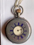 Solid Silver Antique English Demi Hunter Pocket Watch. Fixed Price $200.00.