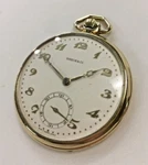 Shreve & Co. Pocket Watch With 14K Solid Gold Case, 17J. Fixed Price $2199.99.