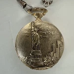 Sutton Commemorative Limited Edition 1986 Quartz Pocket Watch Statue Of Liberty. Fixed Price $19.95.